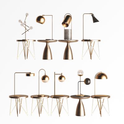 现代金属球形台灯