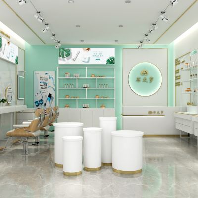 现代化妆品店铺，专卖店，店铺