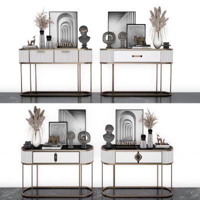 现代轻奢玄关柜