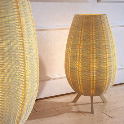 新中式藤编编织,落地灯