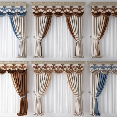 法式布艺窗帘