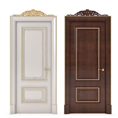 法式雕花轻奢房门，木门