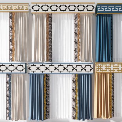 新中式布艺窗帘