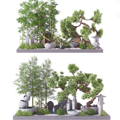 新中式景观小品