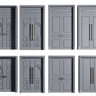 简欧入户双开防盗门，双开门