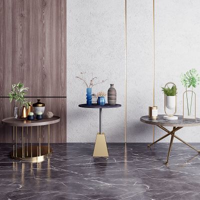 现代轻奢边几圆几组合