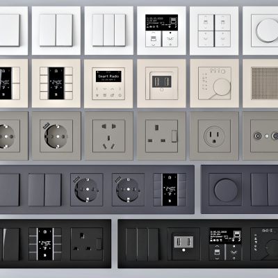 现代开关控制面板