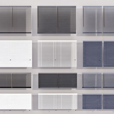 现代百叶帘，窗帘