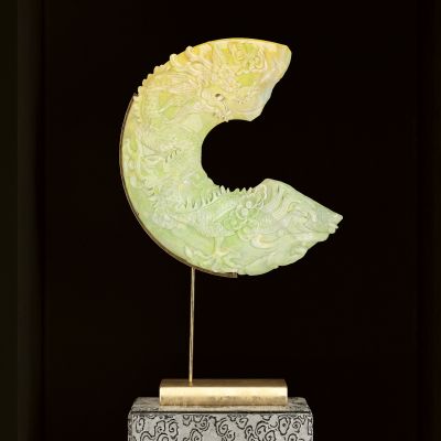 新中式玉石雕塑摆件