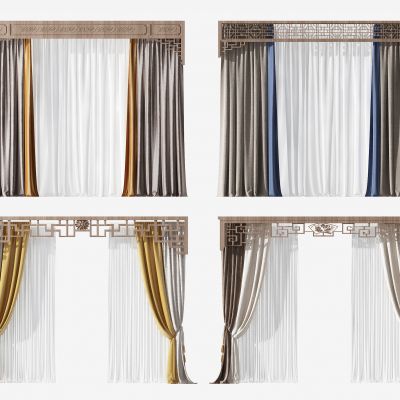 新中式儿童布艺窗帘