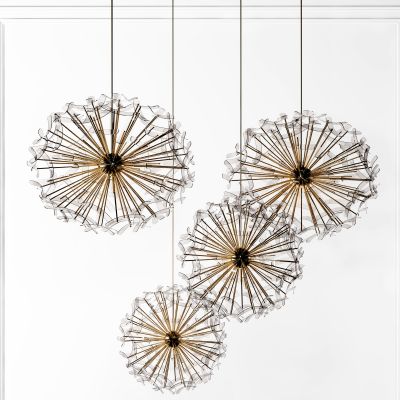 现代蒲公英球形玻璃吊灯