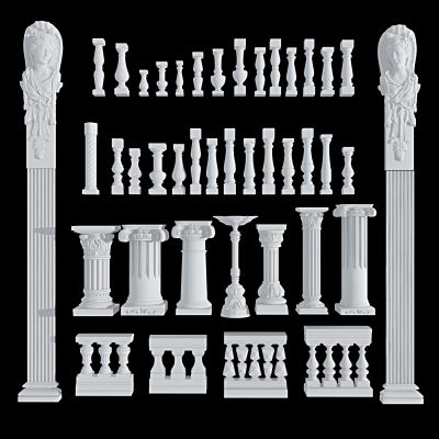 欧式罗马柱,宝瓶栏杆