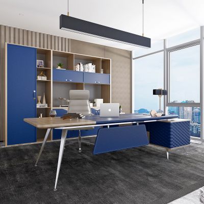 现代总经理，领导高管办公室，办公桌椅