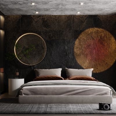 现代卧室，卧室