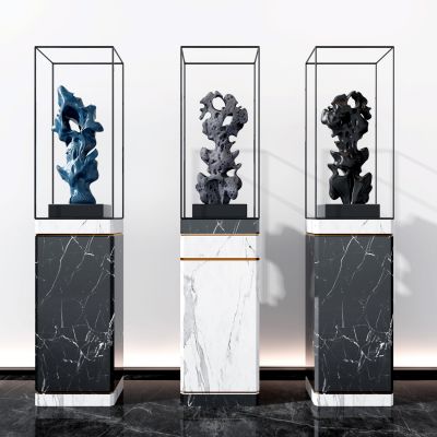 现代艺术石头，珊瑚，雕塑，摆件摆台