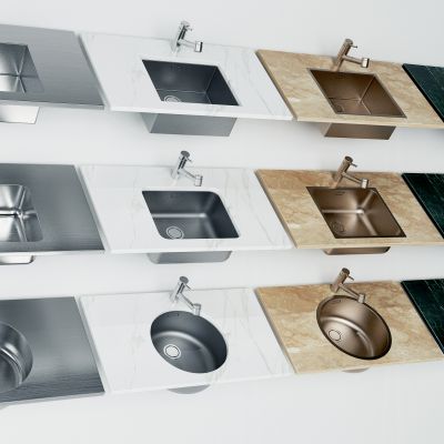现代洗碗池水槽
