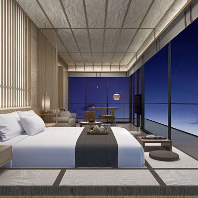 日式榻榻米酒店客房