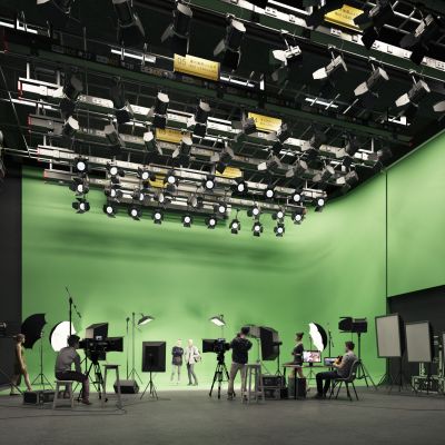 现代大型摄影棚