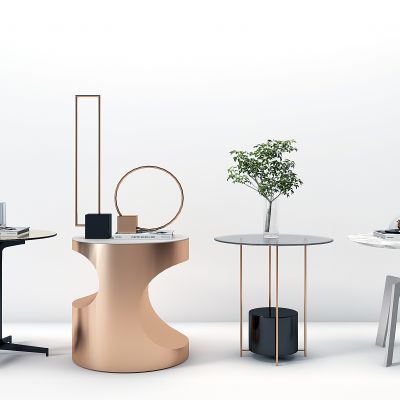 现代轻奢边几角几组合