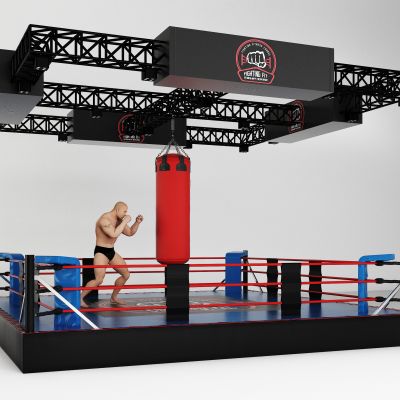 现代拳击台擂台