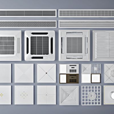 现代空调出风口铝扣板浴霸