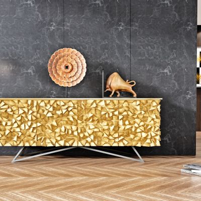 现代轻奢电视柜摆件