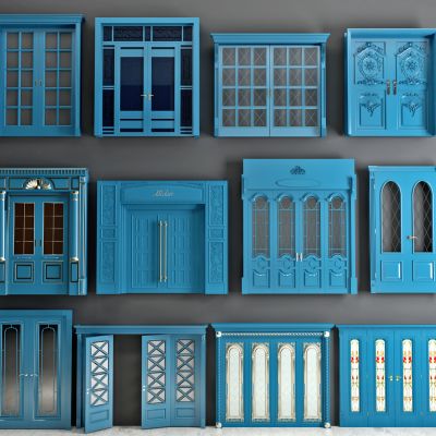 欧式雕花玻璃门大门