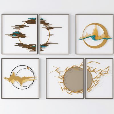 新中式立体装饰画