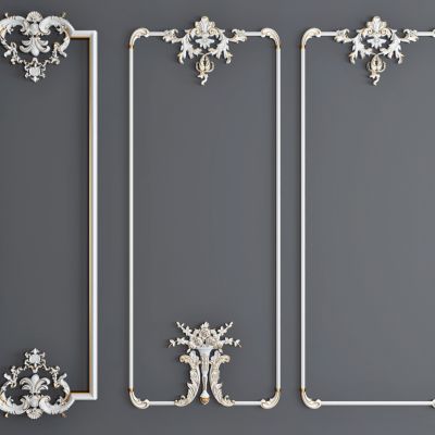 法式雕花石膏线条