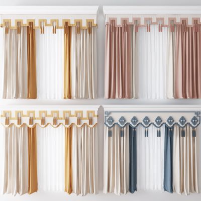 新中式布艺窗帘