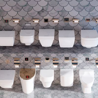 现代壁挂嵌入式坐便器