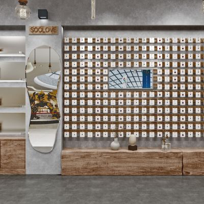 现代饰品皮包店