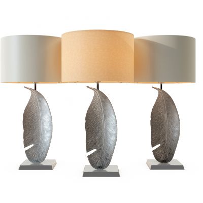 现代羽毛台灯