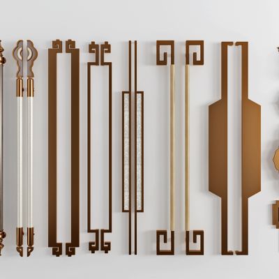 欧式金属大门把手拉手