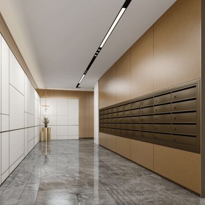 现代入户门厅信报箱