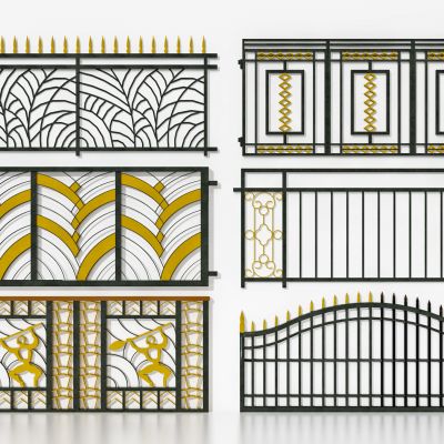 欧式铁艺栅栏栏杆护栏，大门
