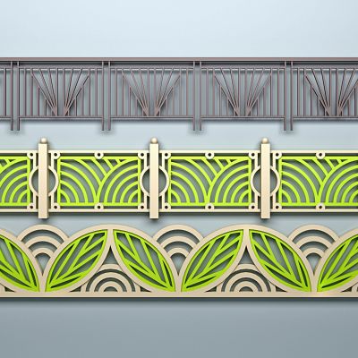 新中式栏杆护栏