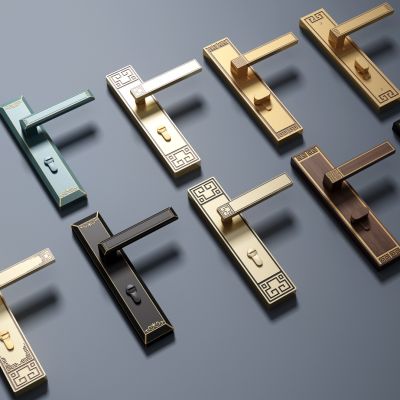 新中式门锁门拉手门把手