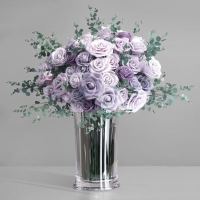 鲜花花瓶3D模型