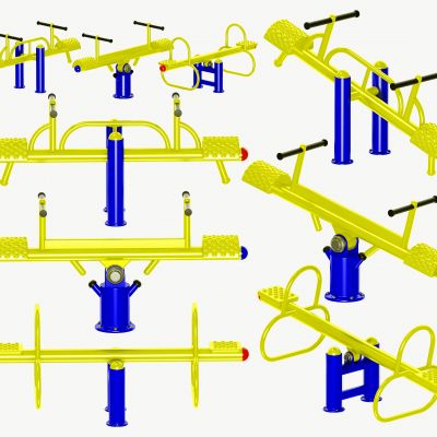 现代户外跷跷板