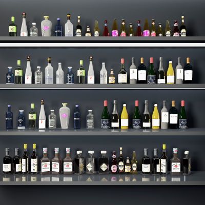 现代红酒，酒水组合