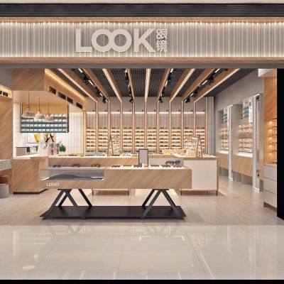 现代时尚眼镜店专卖店