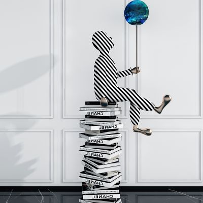 现代抽象人物雕塑