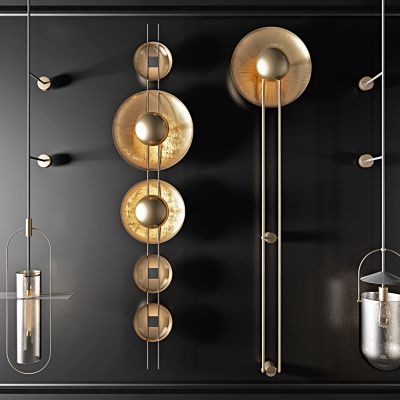 现代轻奢长条形壁灯