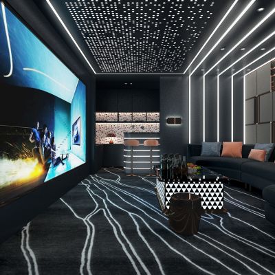 现代KTV歌厅包房，