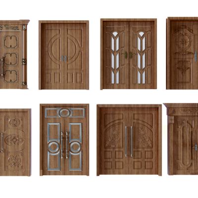 法式双开雕花大门