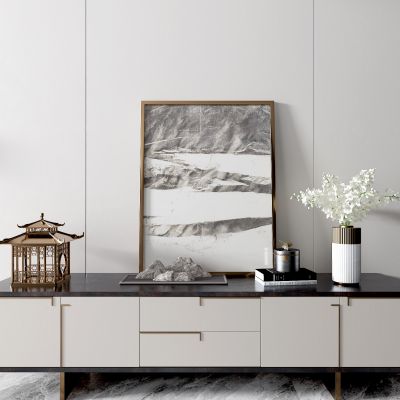 现代烤漆电视柜