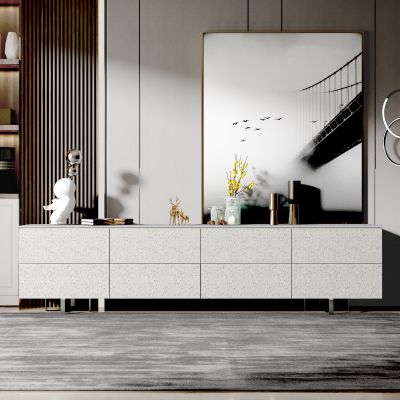 现代岩板电视柜