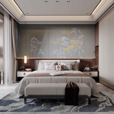 新中式卧室