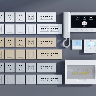 现代开关插座可视电话